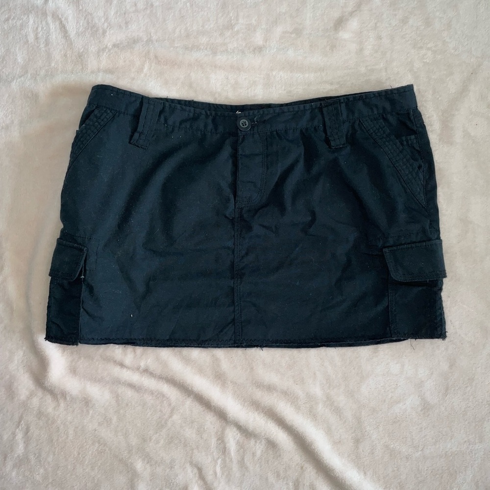 Cargo Denim Skirt